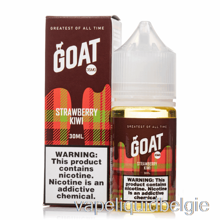 Vape België Aardbei Kiwi - Geitenzout - 30ml 35mg